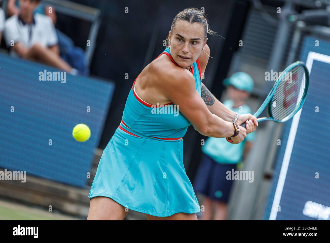 18 June 2025, Berlin: Tennis: WTA Tour, singles, women, round of 16