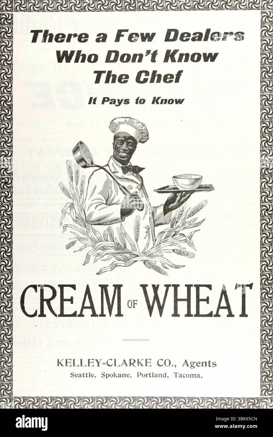 Chef Rastus Early 1900s african american man hi-res stock photography and images ...