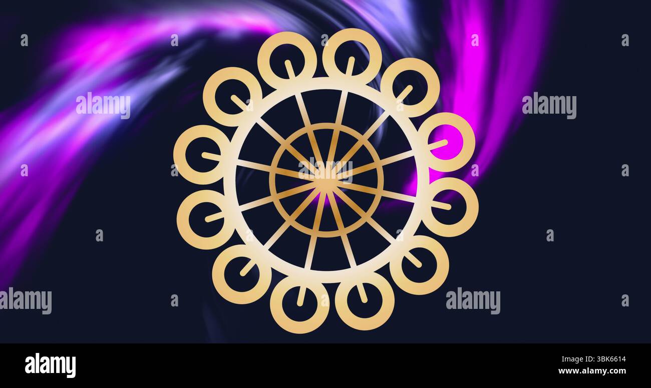 Symmetrical energy emblem hi-res stock photography and images - Alamy