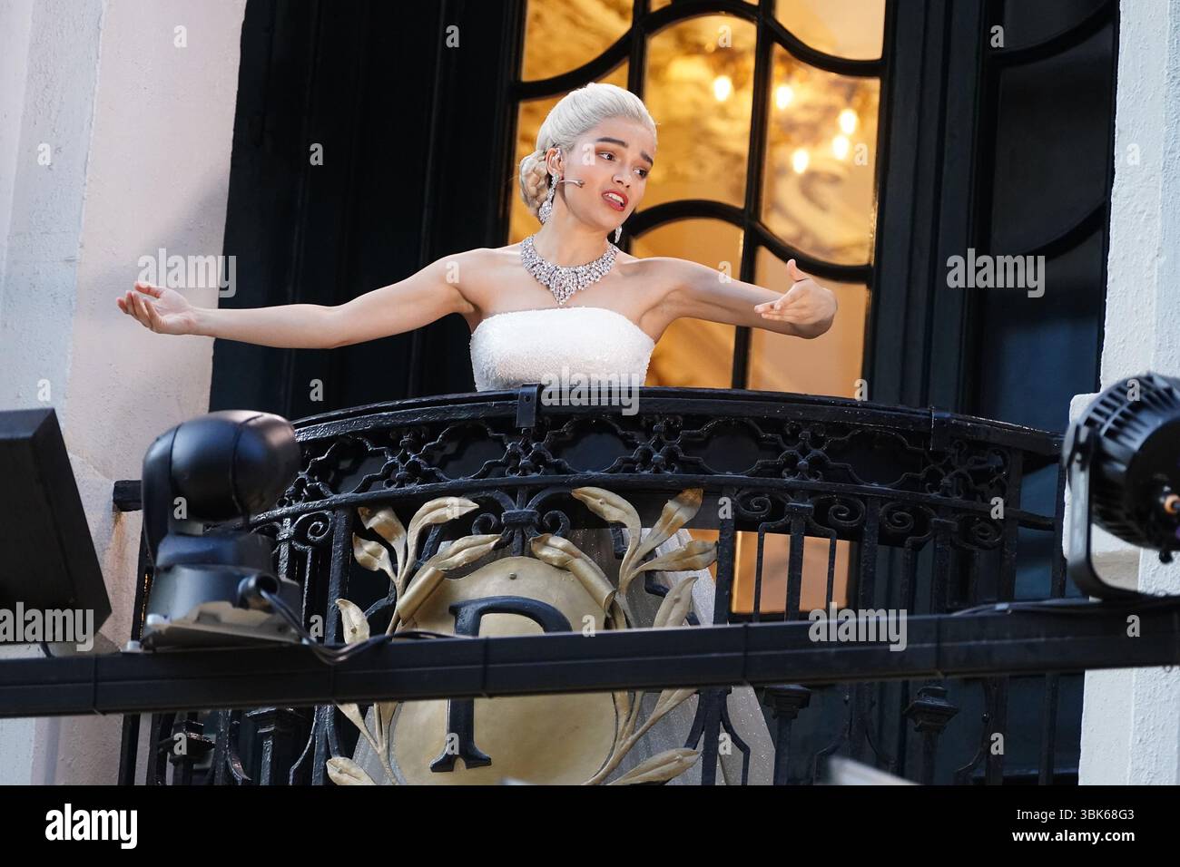 Rachel Eva Rachel Zegler, who plays Eva Peron in Jamie Lloyd's new production of ...
