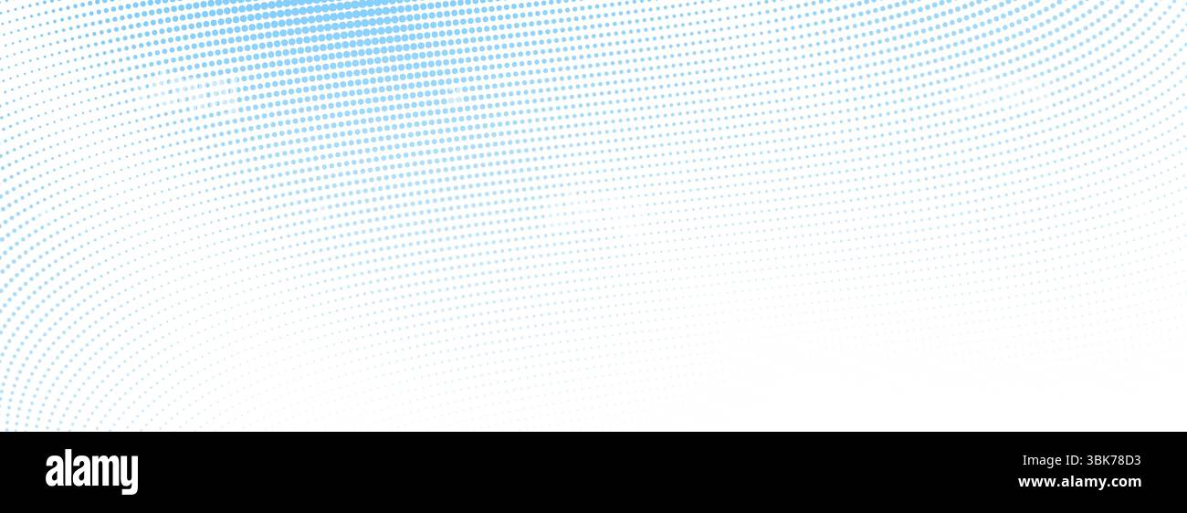 Light Warp Line Pattern Abstract dotted wave line background. Light blue dynamic dash stripe ...