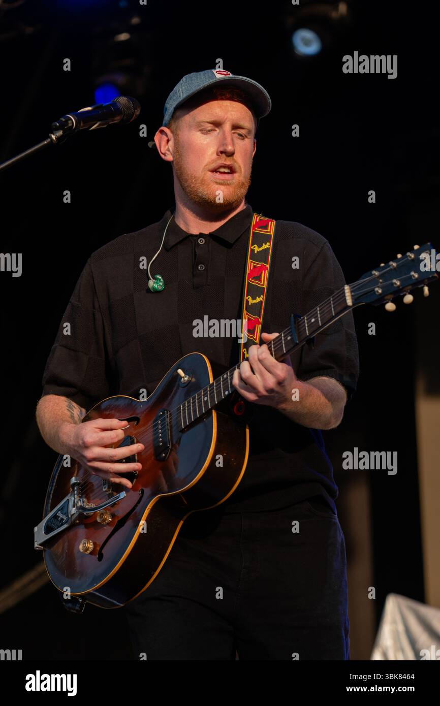 Gavin James Riley Thetford, UK, 18 June, 2025. Gavin James supporting Rag 'n' Bone Man in ...