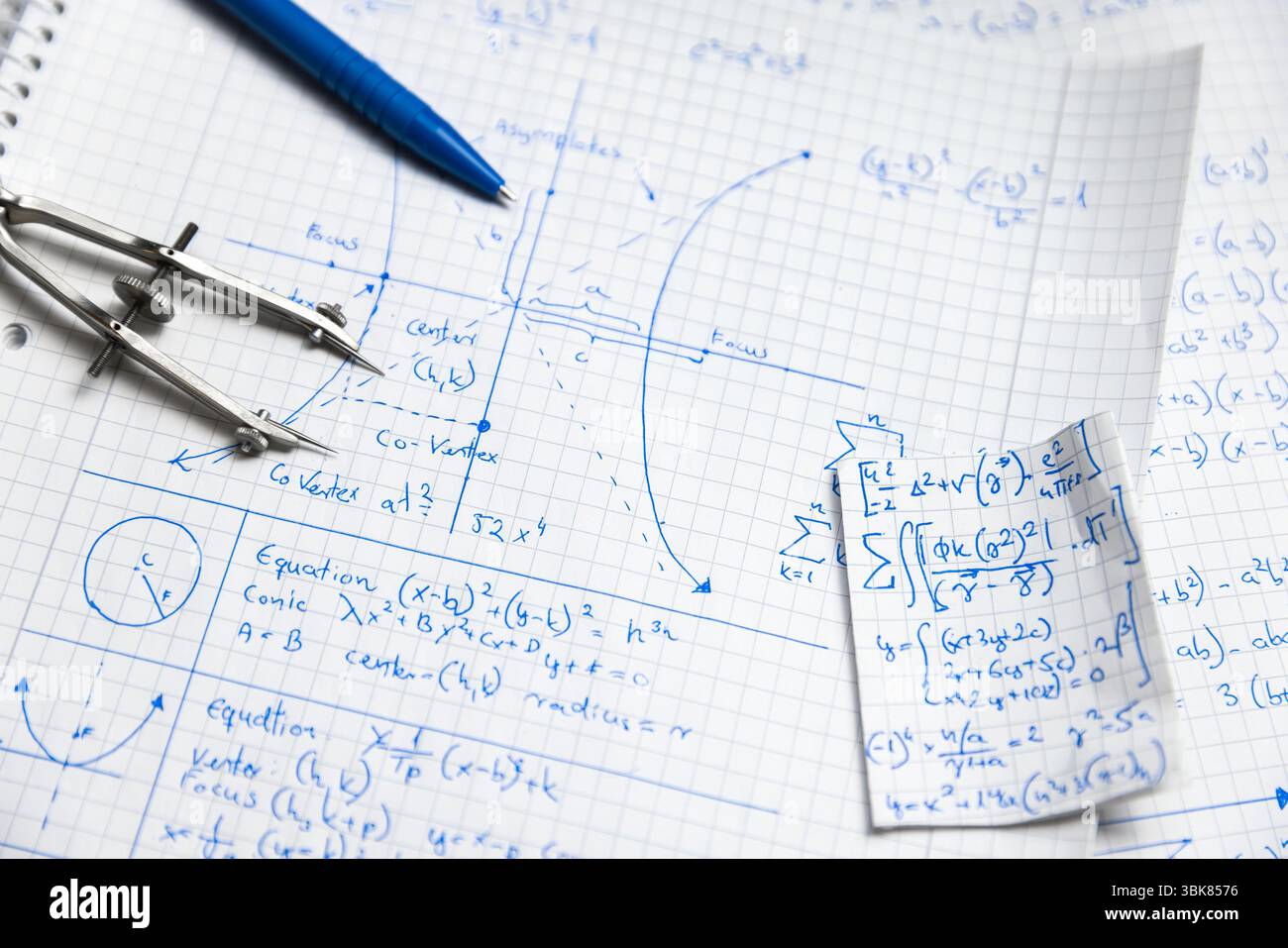 Math exercise paper hi-res stock photography and images - Alamy