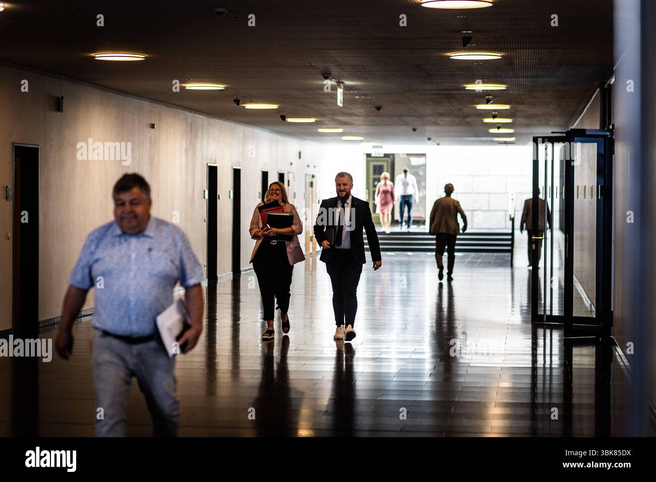 180625 Erfurt , 180625 , Plenum Landtag Thüringen im Bild: Pressesprecher ...