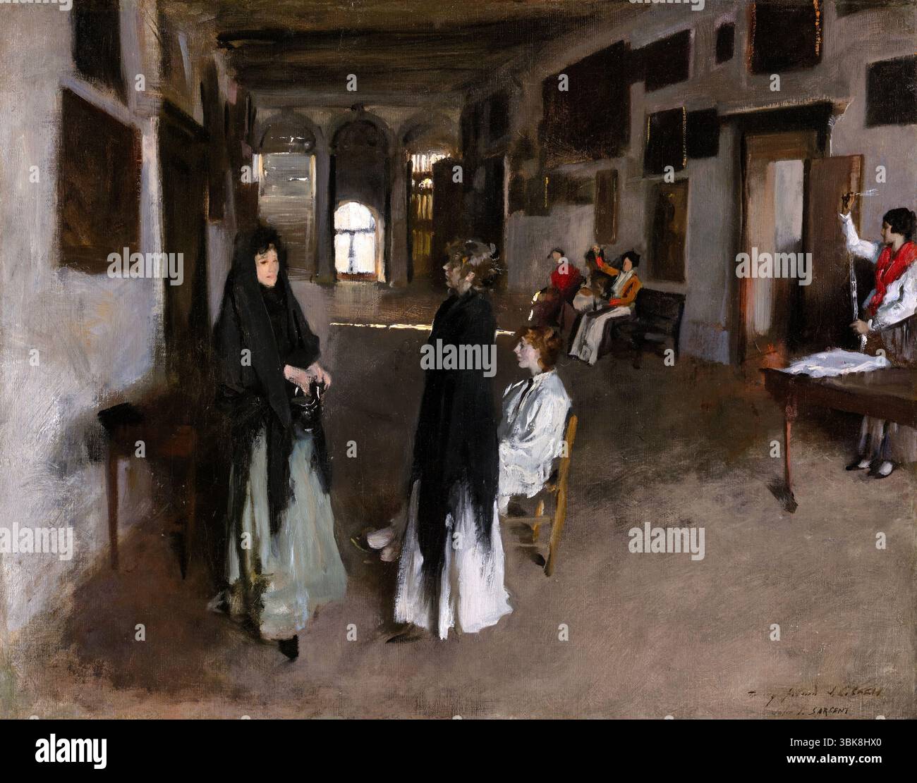 Moody interior oil painting hi-res stock photography and images - Alamy