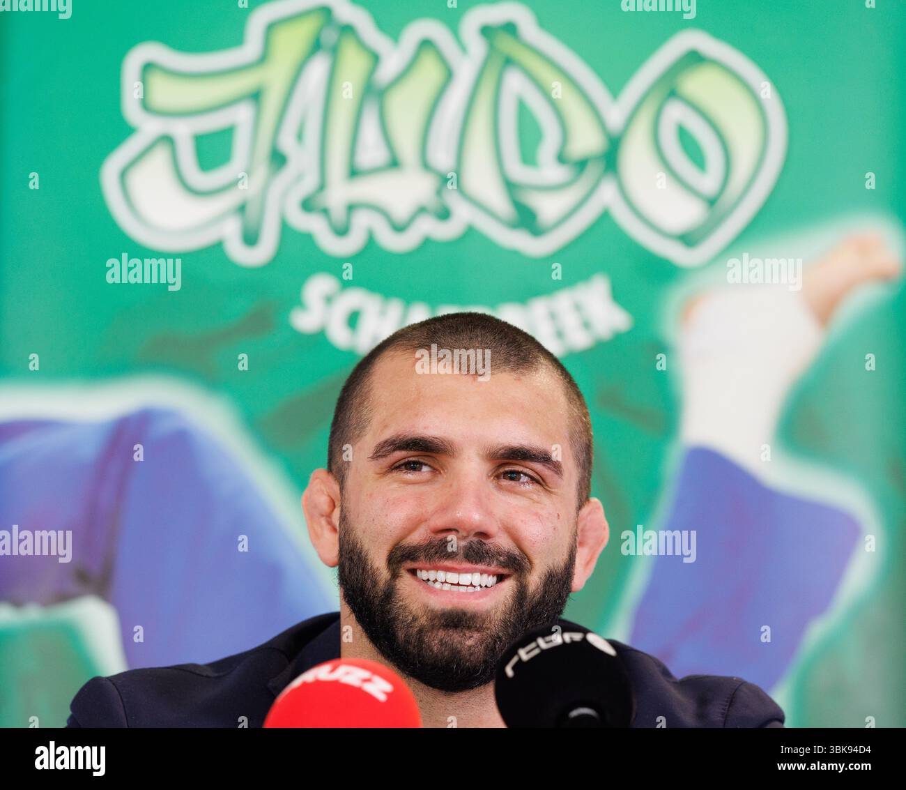 Belgian judoka Toma Nikiforov pictured during a press conference ...