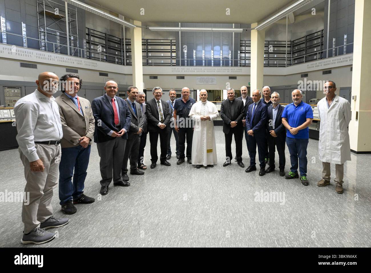 Pope Leo XIV visits Vatican Radio Transmission Center outside of Rome ...