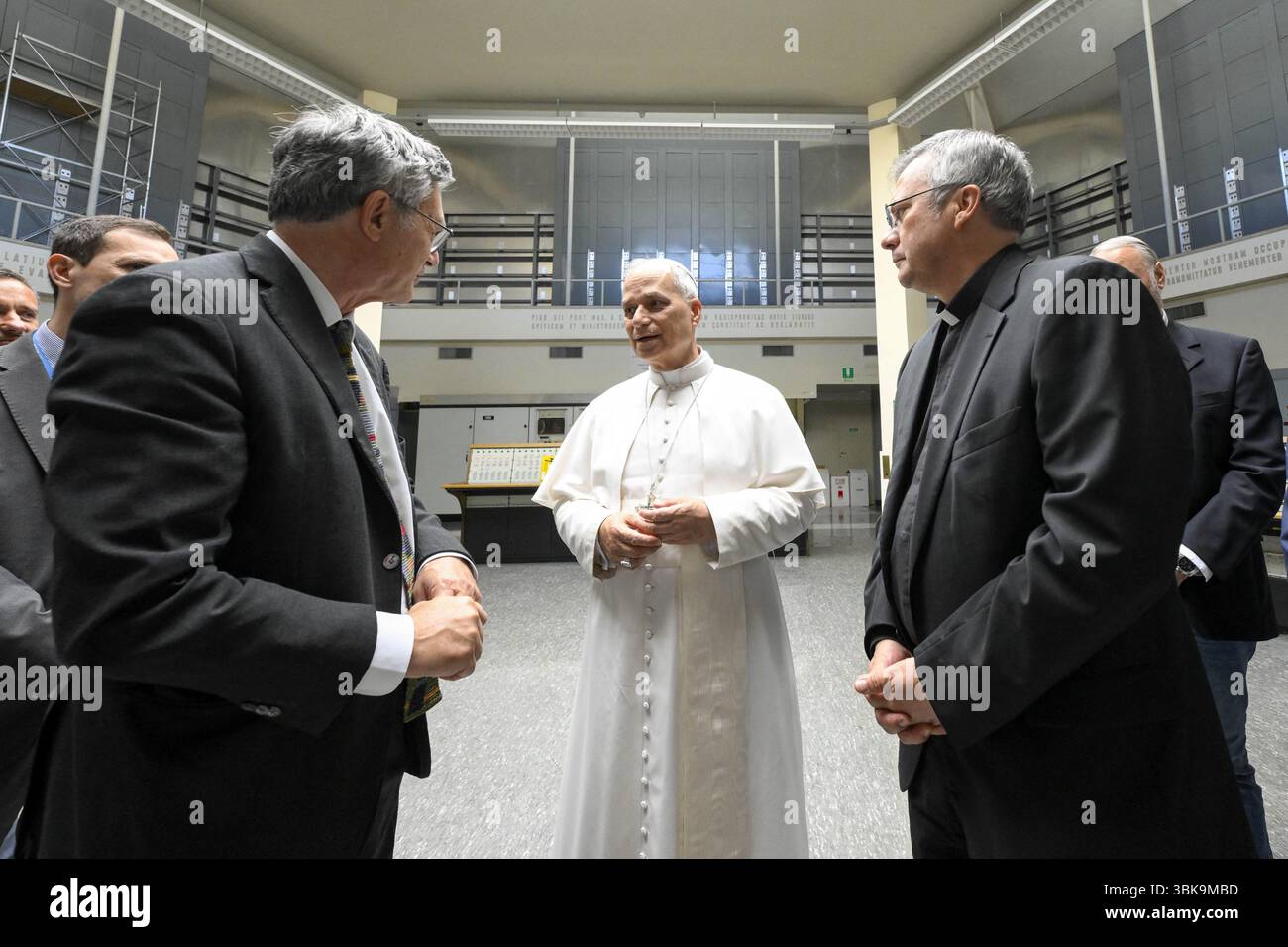 Pope Leo XIV visits Vatican Radio Transmission Center outside of Rome ...