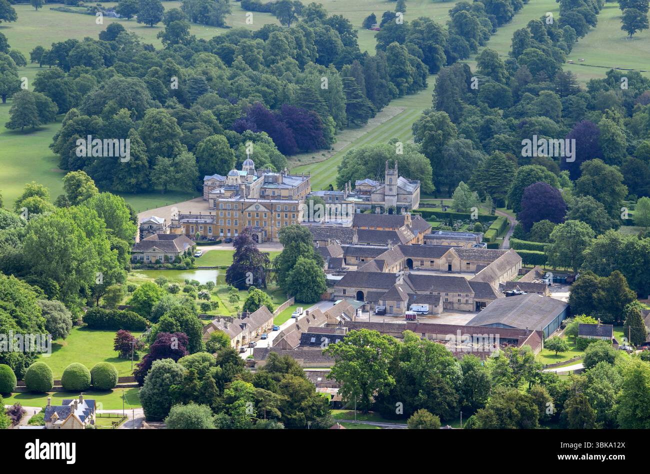 badminton-house-and-stables-gloucestershire-uk-stock-photo-alamy