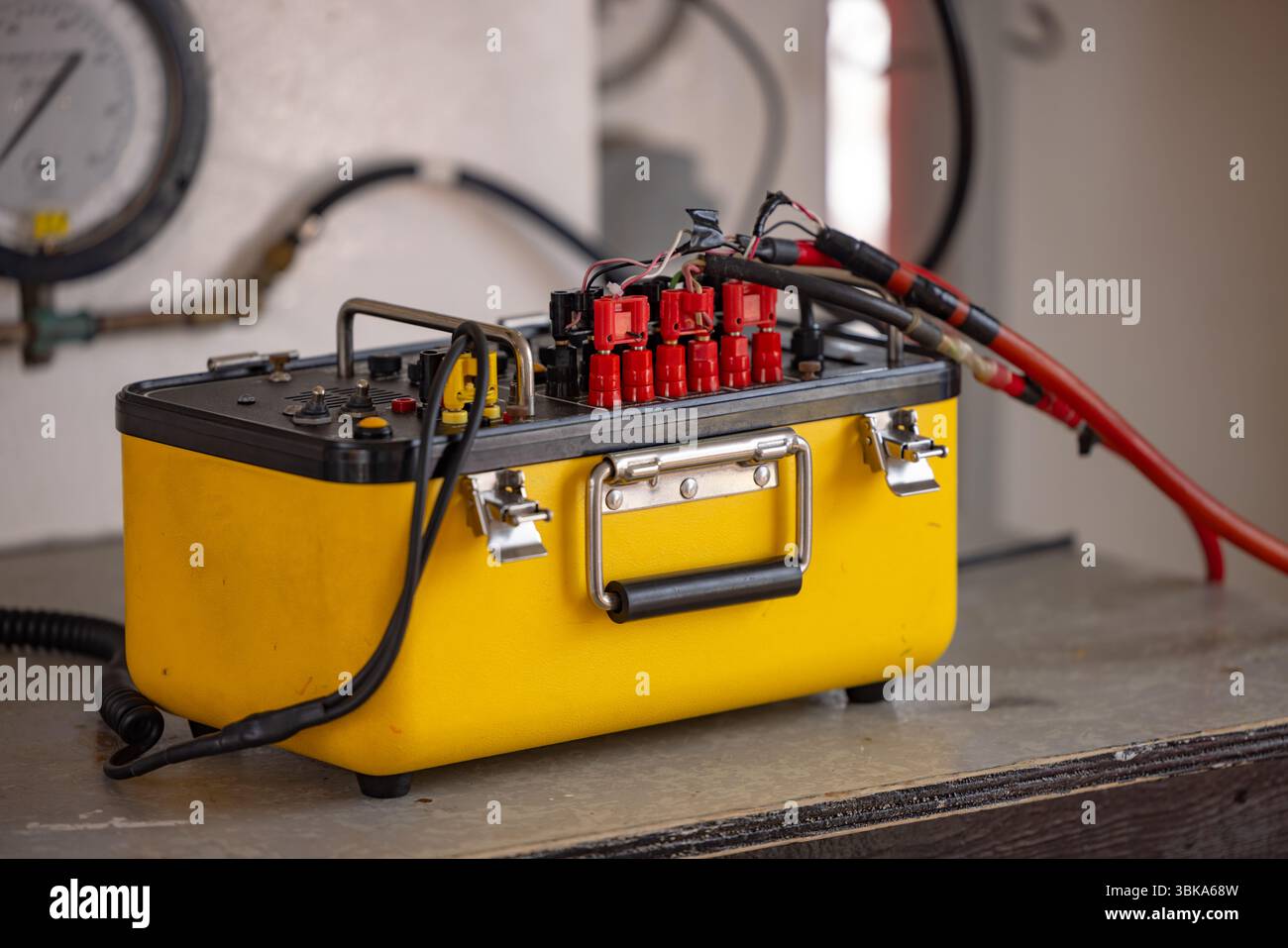 Mobile communication box close up photo Stock Photo - Alamy