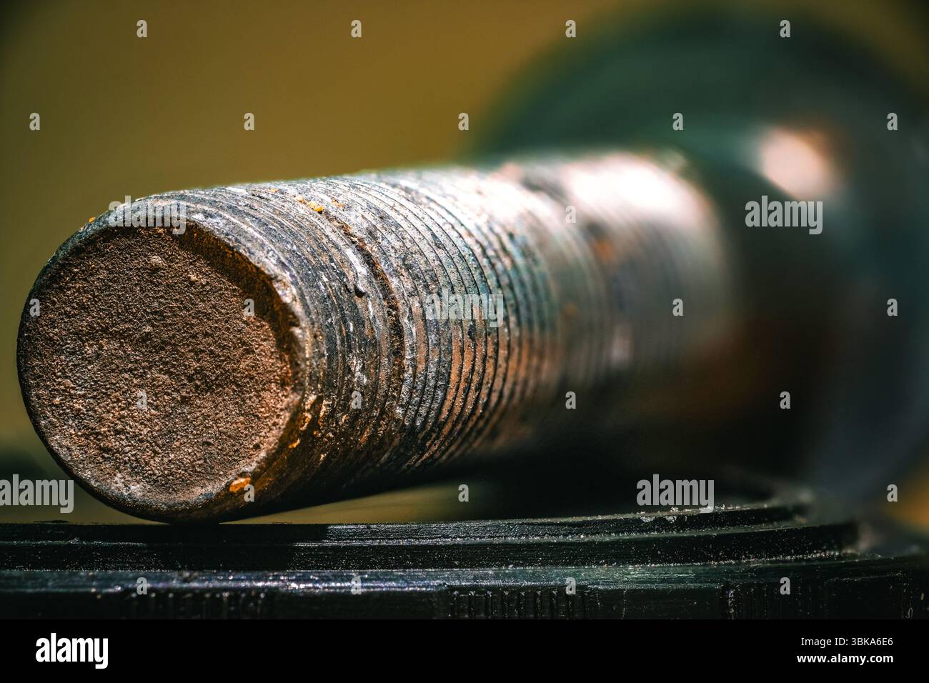 Bolt in macro Stock Photo