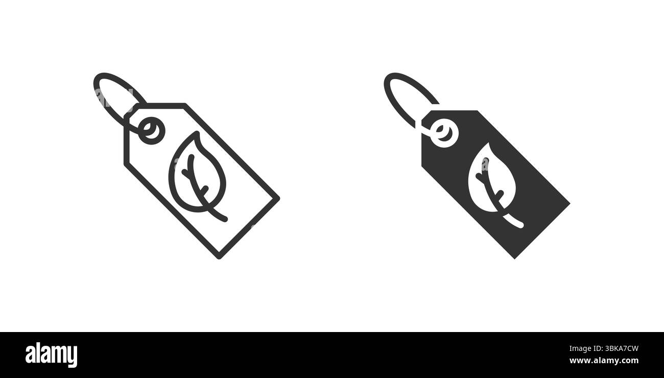 Eco label icon set indicating environmentally certified products Stock ...