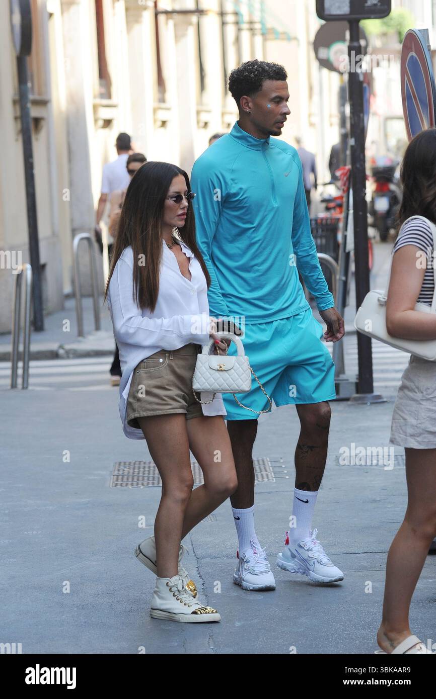 Milan Rapper Girlfriend Milan, Dele Alli arrives downtown with his girlfriend Cindy Kimberly ...