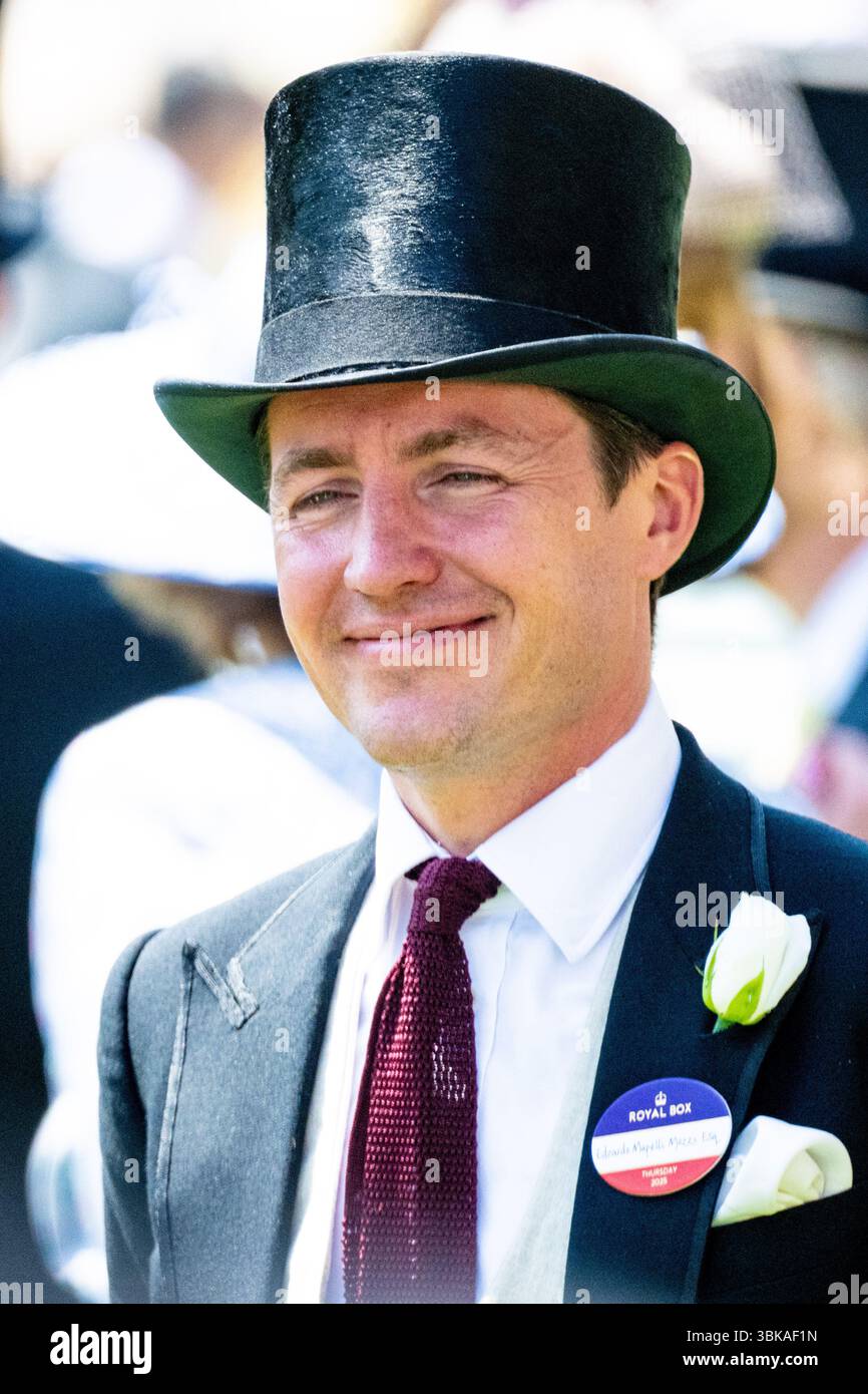 Edoardo Mapelli Mozzi attending the third day of Royal Ascot 2025 at