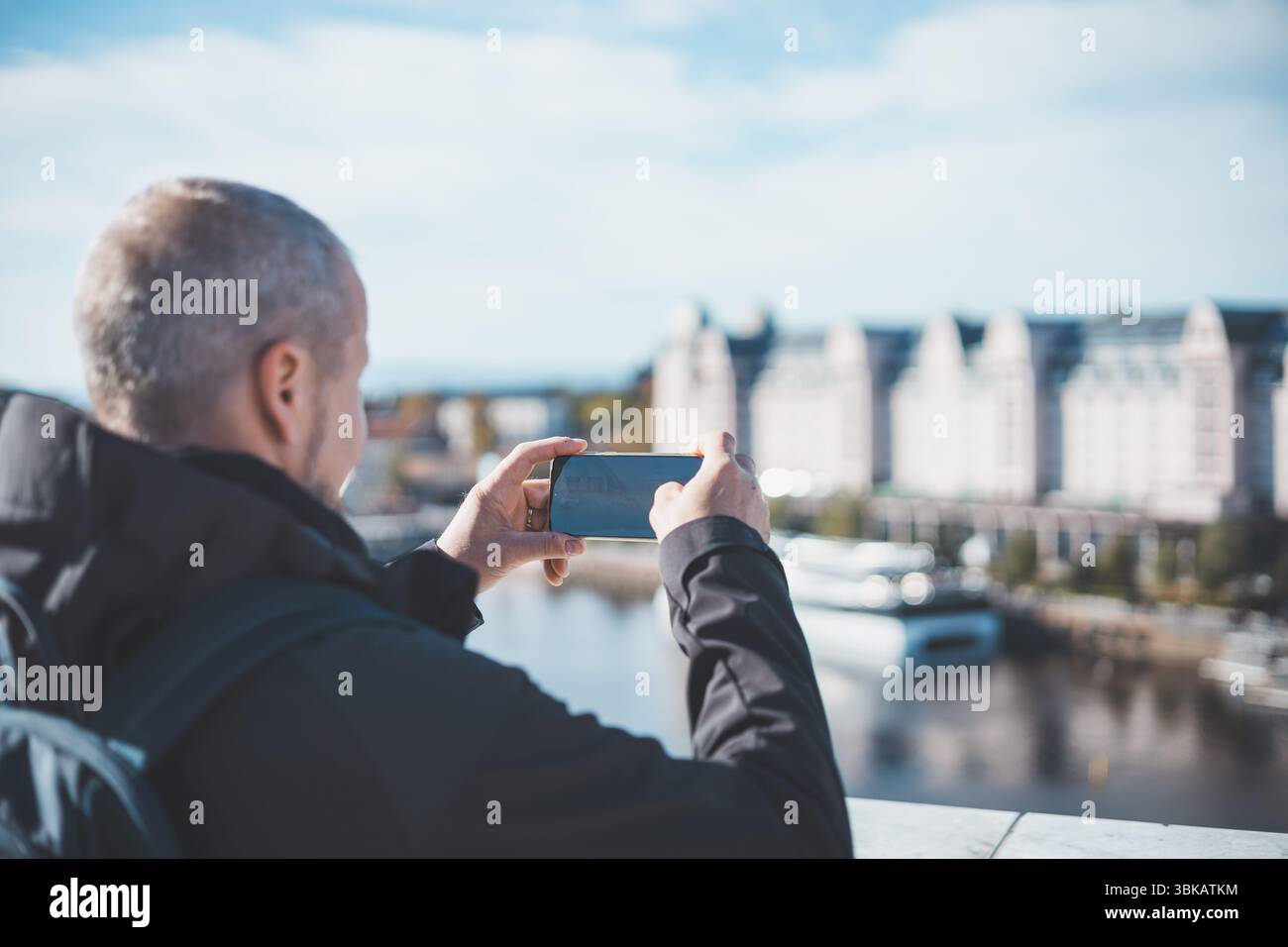 Capturing Oslo from Opera house, a traveler frames the city through his ...