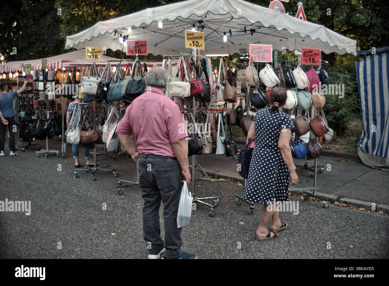 Pforzheim Germany Juny 15, 2025 The Pforzemer Mess is a traditional fair that takes place every year at the Messplatz in Pforzheim Stock Photo