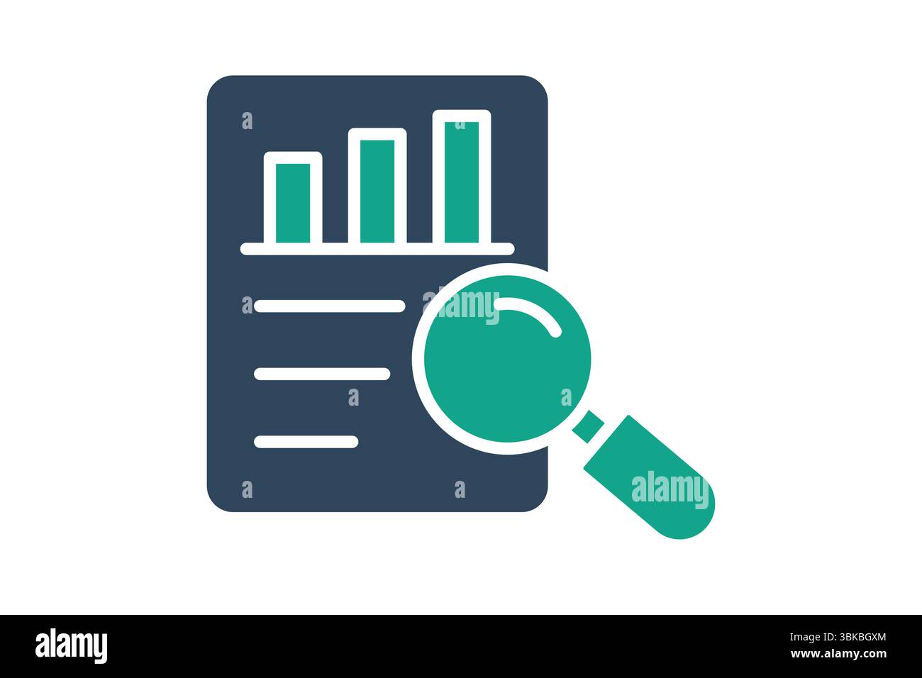 Evaluation icon. solid icon style. icon related to assessment. business elements vector illustration Stock Vector