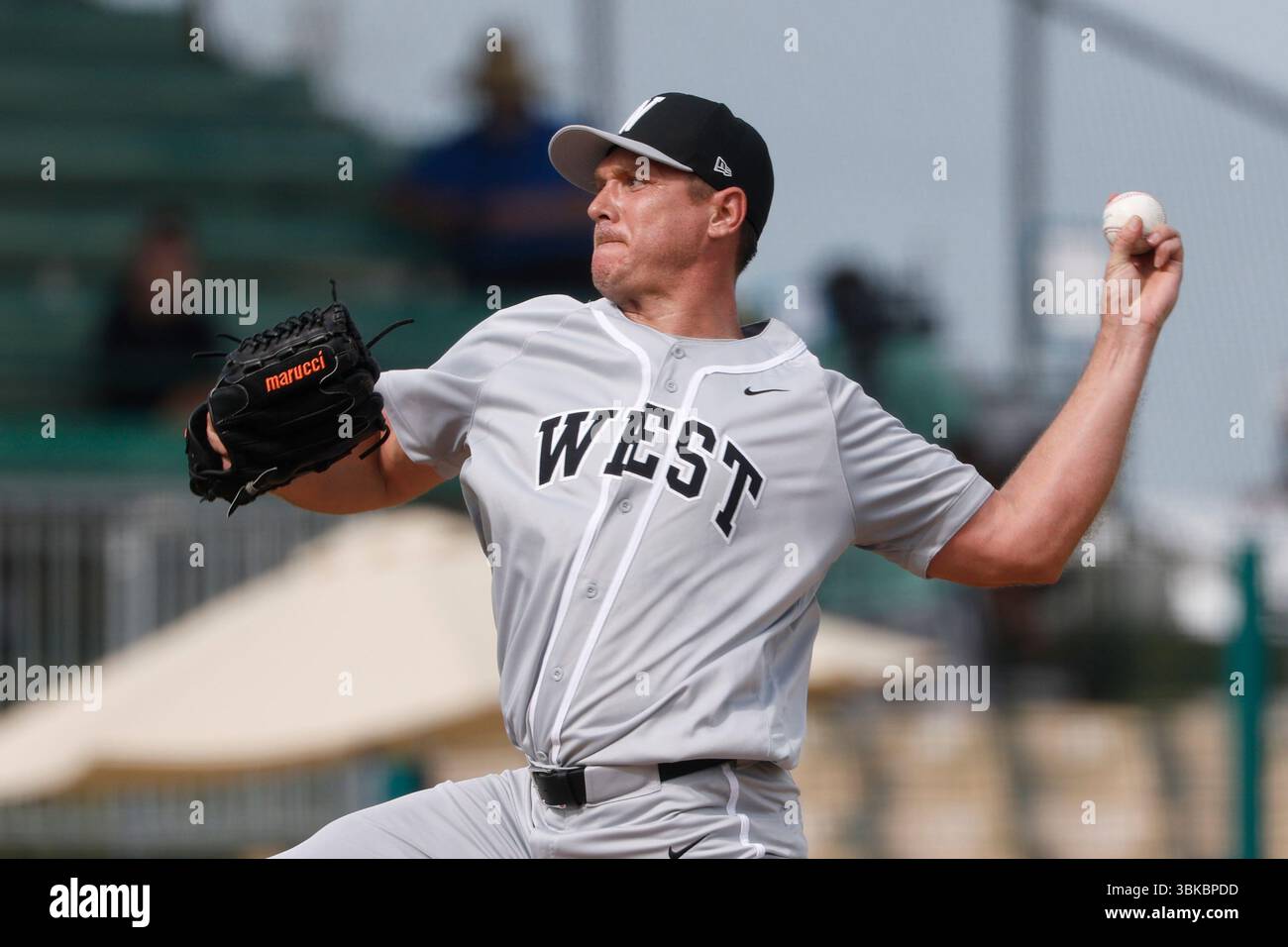 Team West Pitcher Scott Kazmir Throws During The Second Inning Of The team-west-pitcher-scott-kazmir-throws-during-the-second-inning-of-the