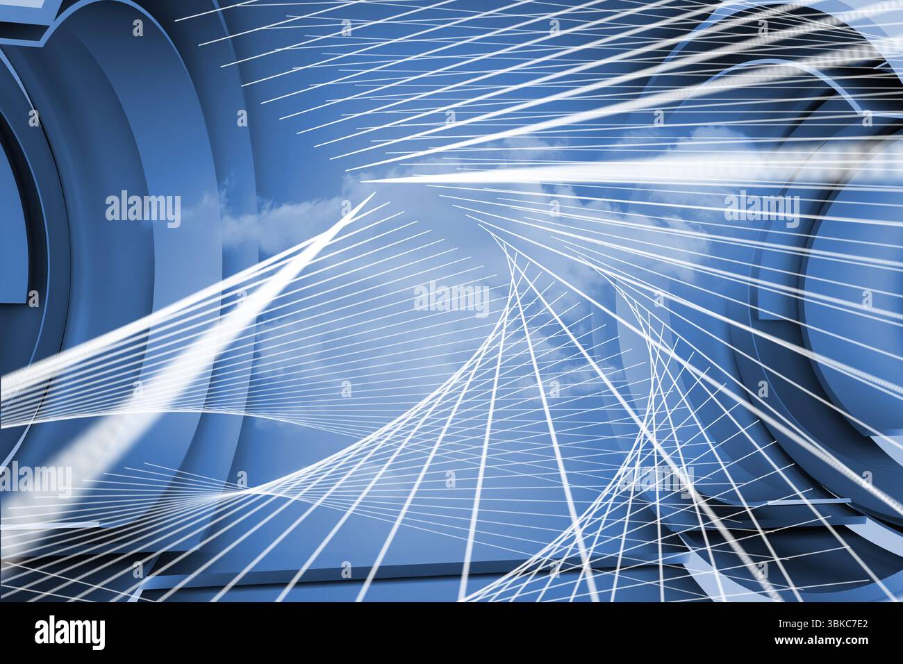 Abstract design in futuristic structure Stock Photo - Alamy