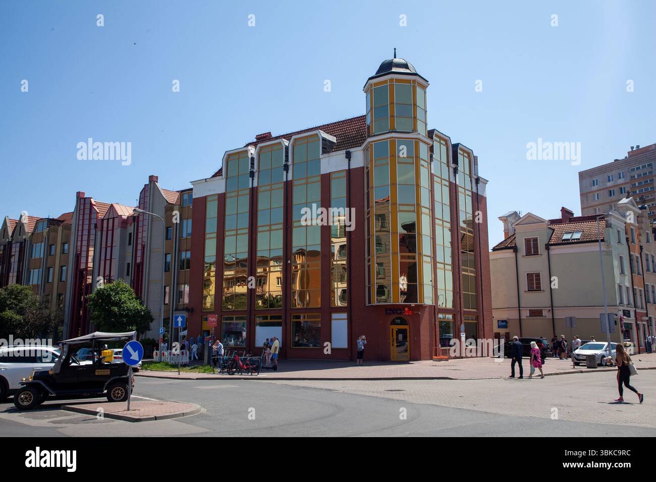 Golden Tenament Houses in Gdansk, former HQ of Amber Gold Stock Photo