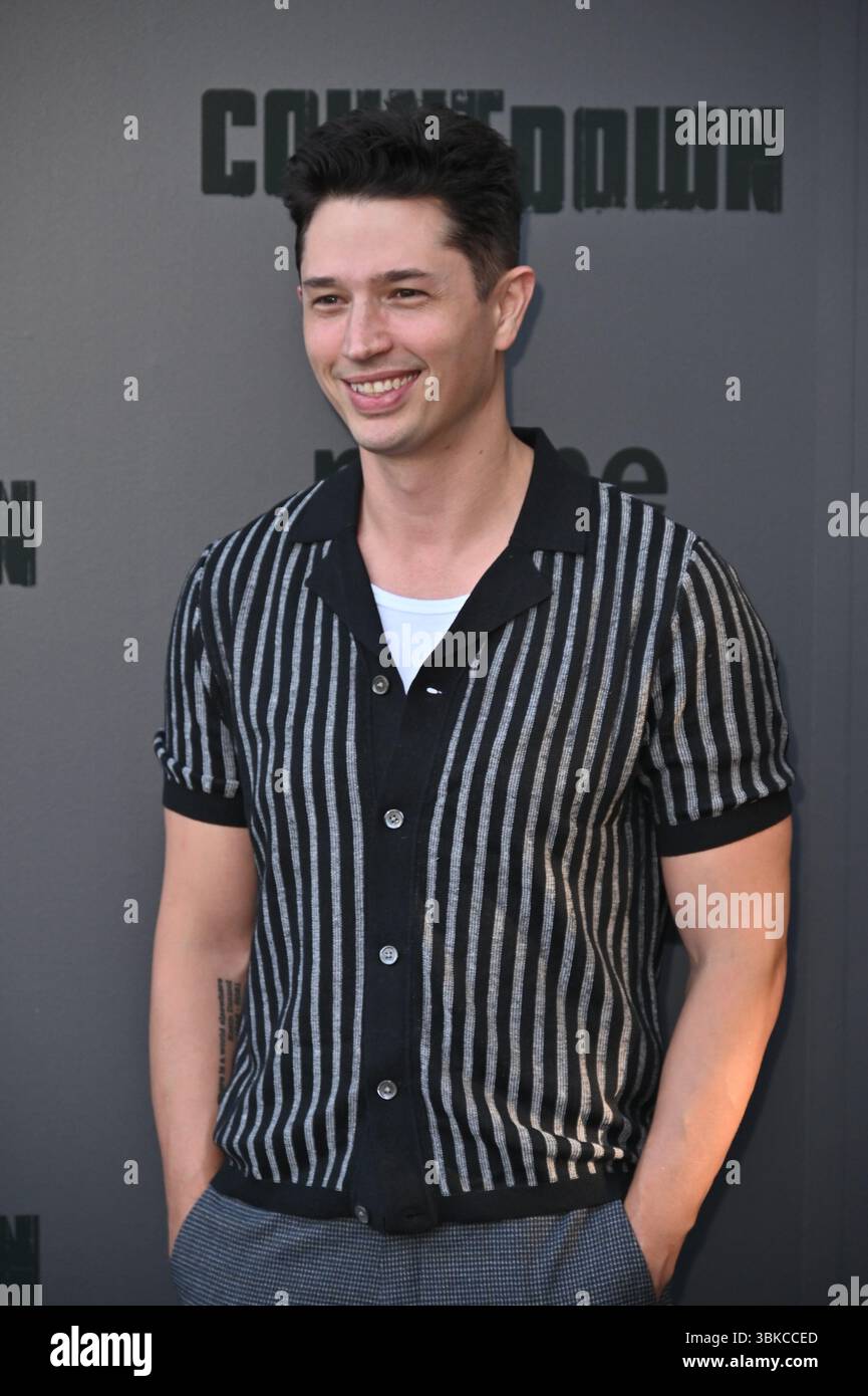 Los Angeles, CA USA - June 18, 2025: Joe Dinicol attends the premiere ...