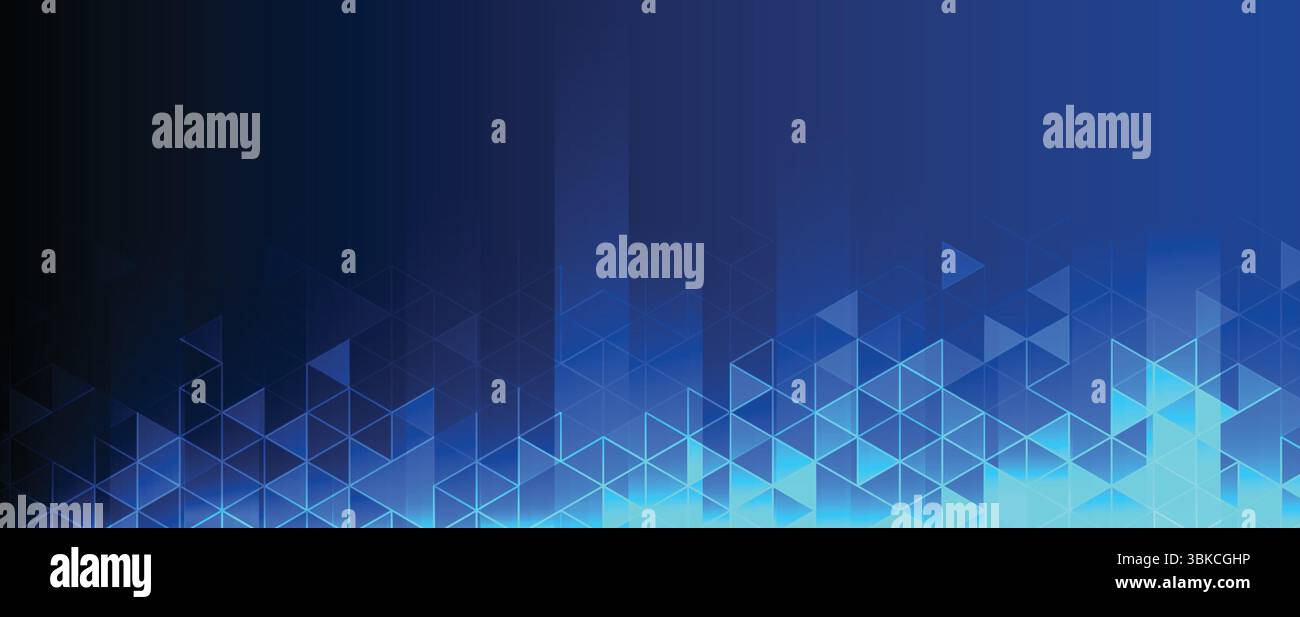 Technology abstract hexagon and polygon background for presentationand ...