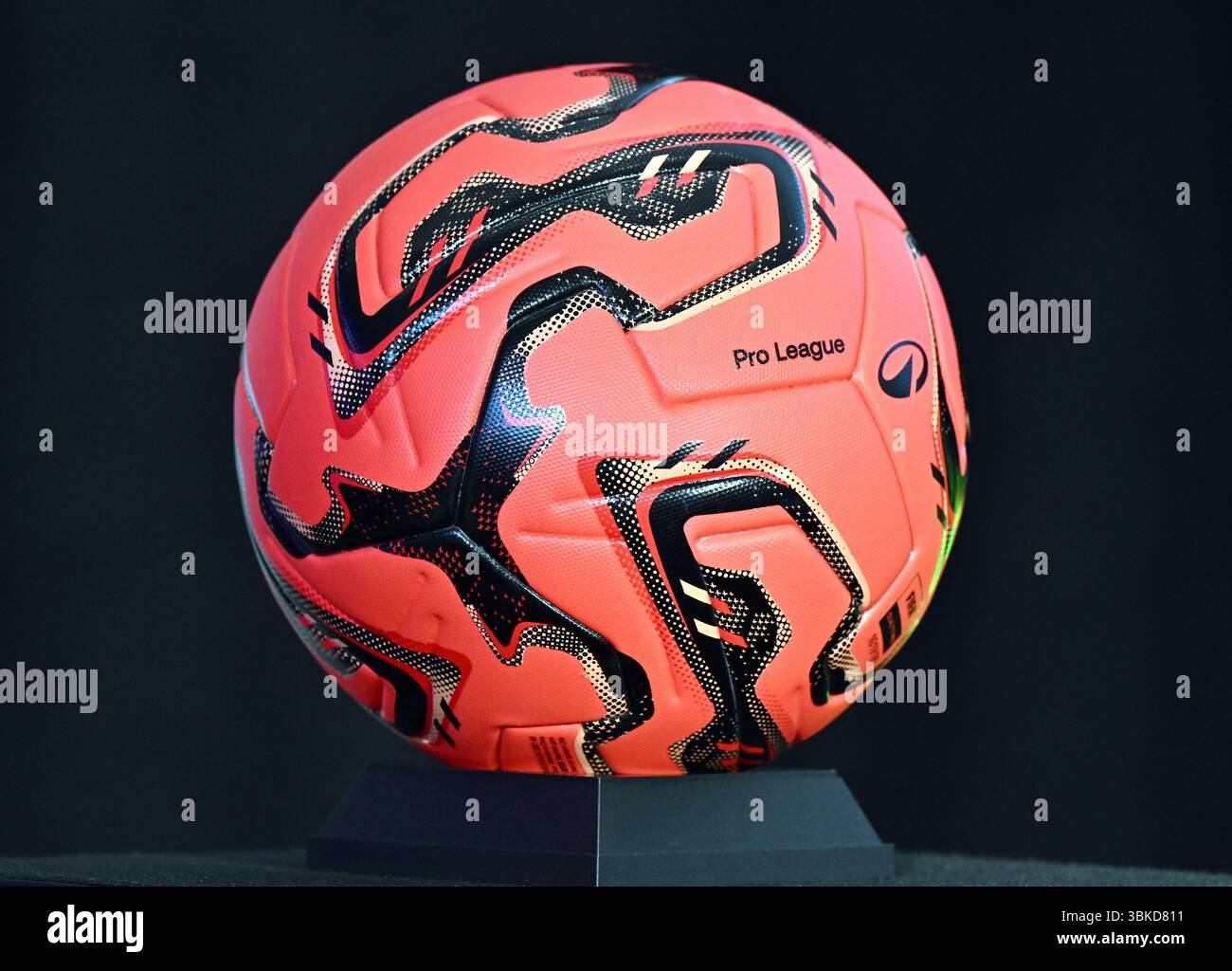 The Pro League ball pictured during the presentation of the Pro League