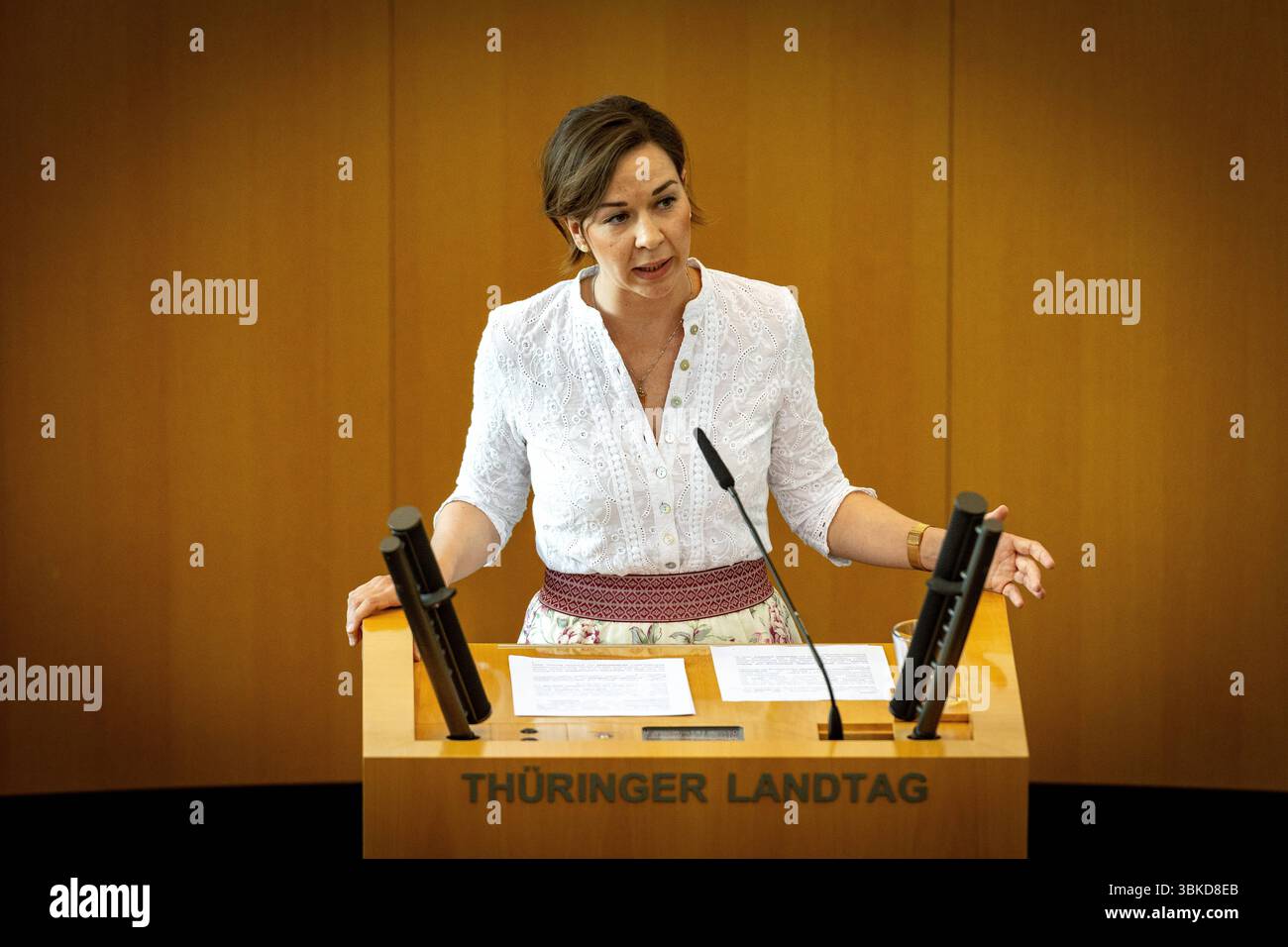 Erfurt , 200625 , Plenum Landtag Thüringen im Bild: Carolin Gerbothe ...