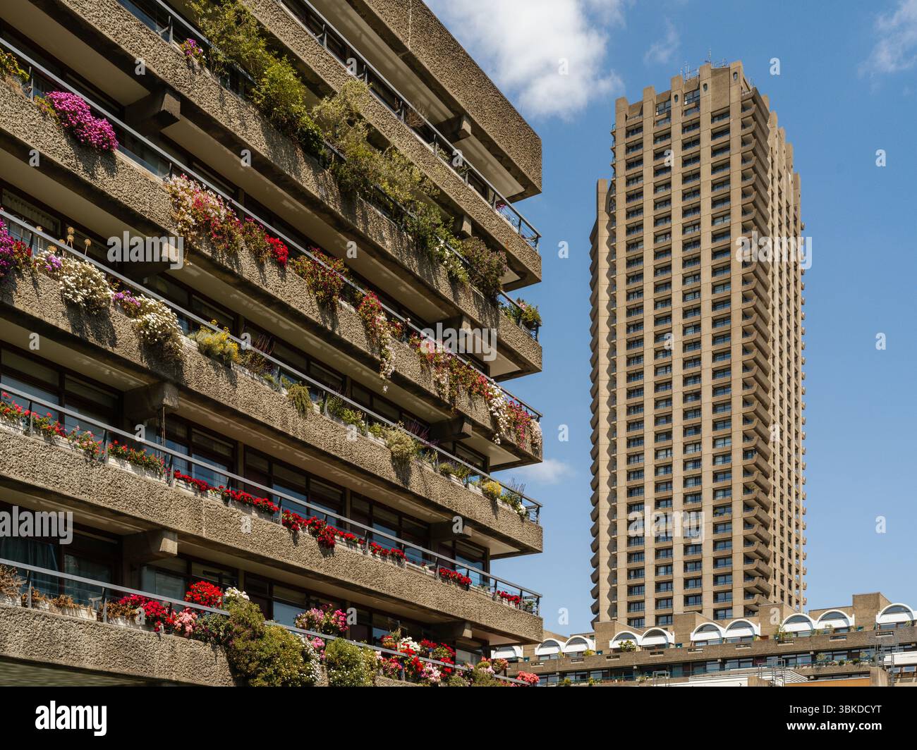 Barbican Estate, London, Brutalist architecture Stock Photo - Alamy