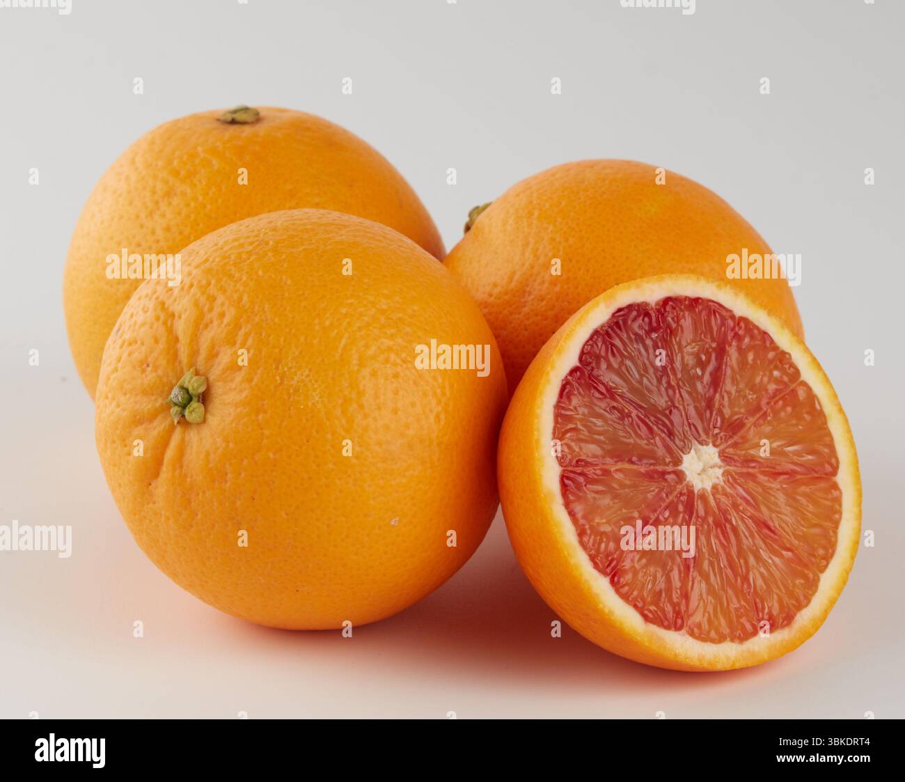 orange isolated nature background with clipping path Stock Photo