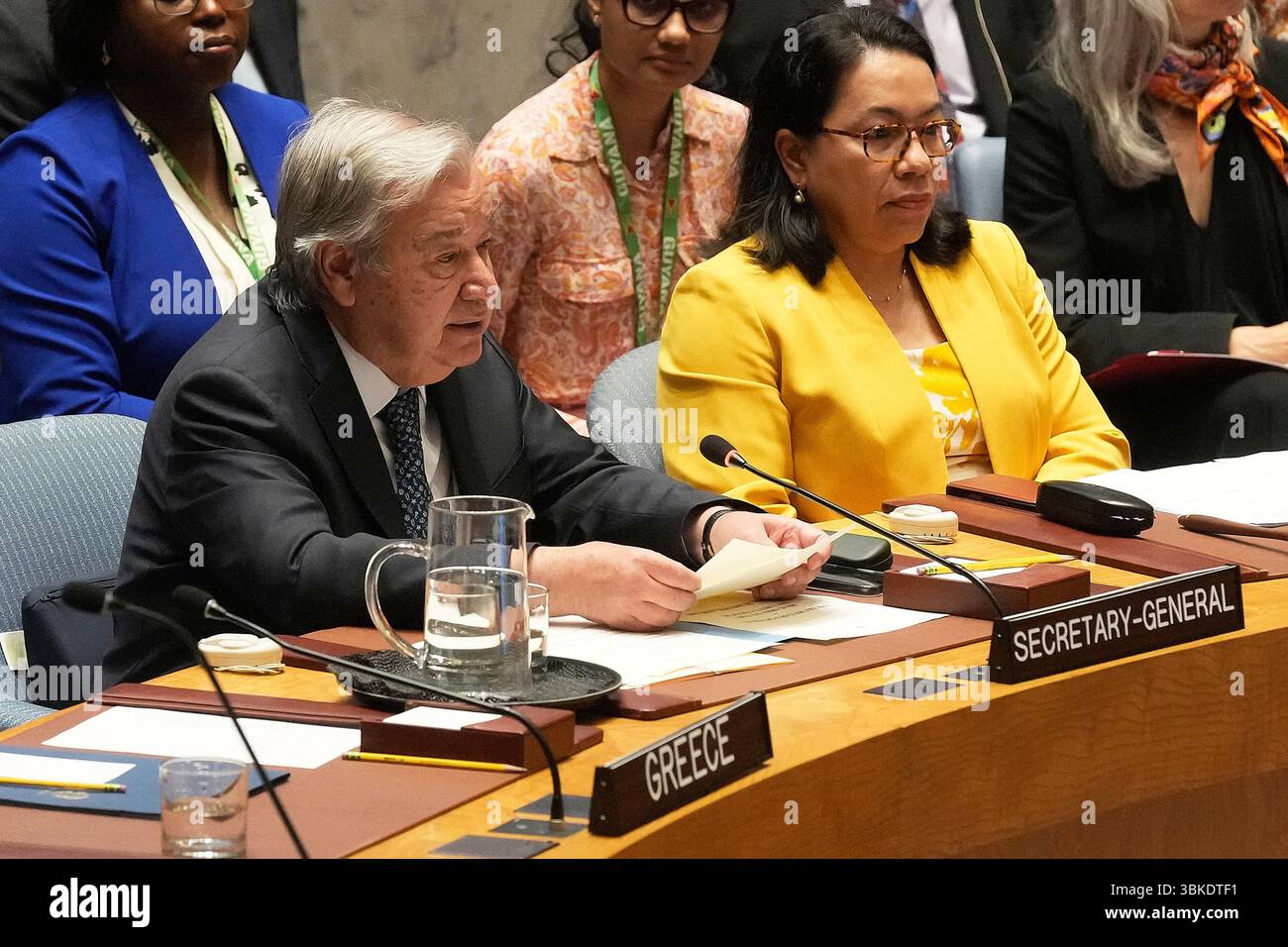 António Guterres UN Security Council briefing Congo