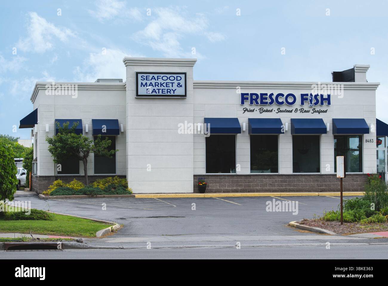 New Hartford, NY - Jun 16, 2025: Closeup of Fresco Fish is renowned for ...