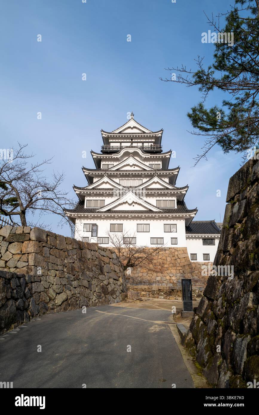 Fukuyama Castle in Hiroshima Perfecture Stock Photo