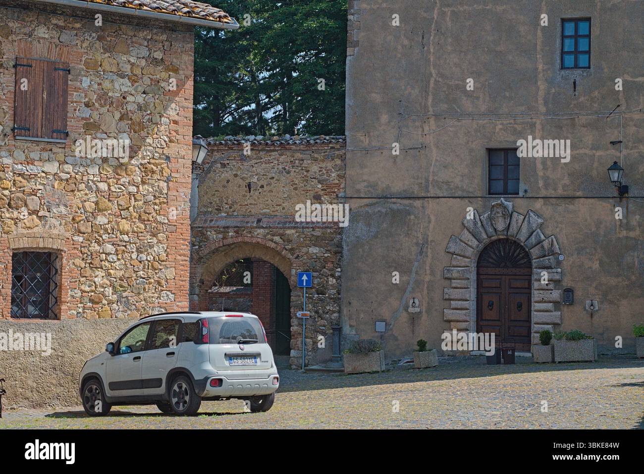 Trevinano, paese Lazio, vicino Acquapendente Stock Photo
