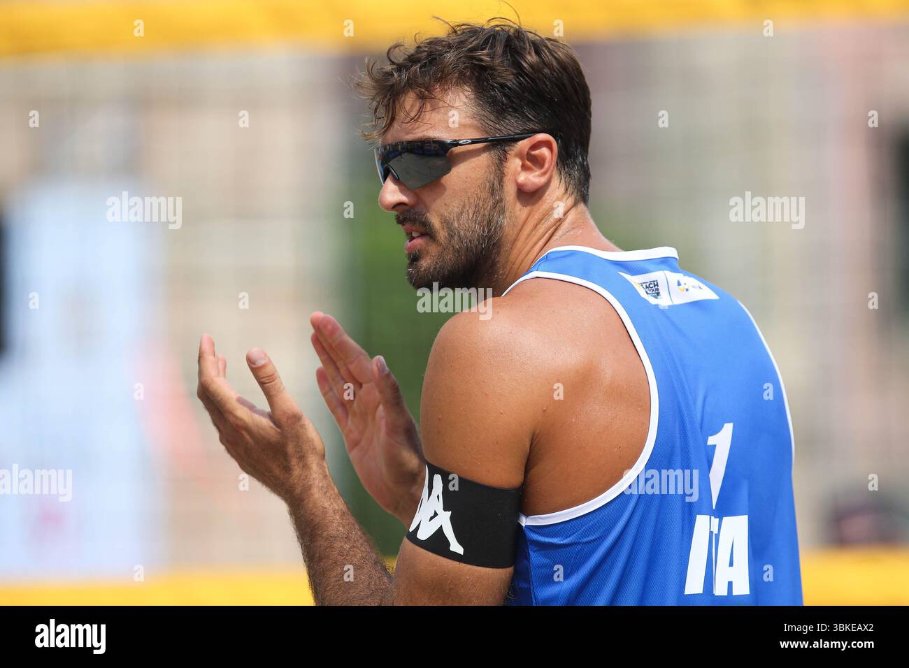 Alex Ranghieri in action at Beach Pro Tour Future 2025 in Messina ...