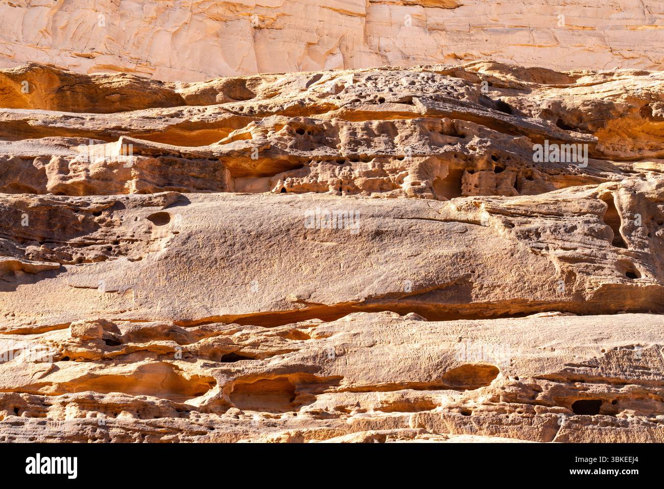 Jabal Ikmah, UNESCO open air library carved into sandstone rocks of ...