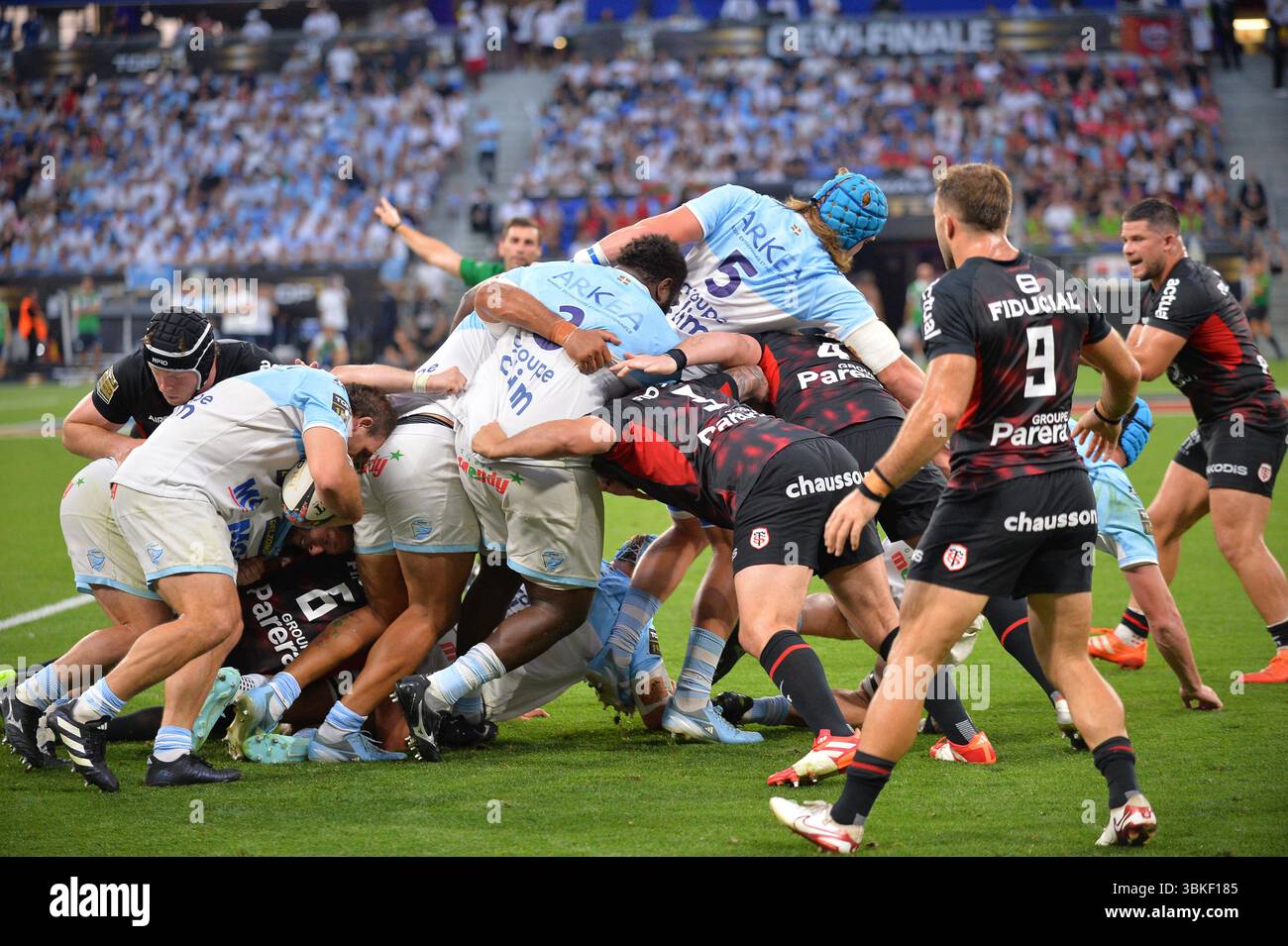 Lot De 3 écharpes Supporter Castres Olympique - Finale Top 14 2018 - Occasion