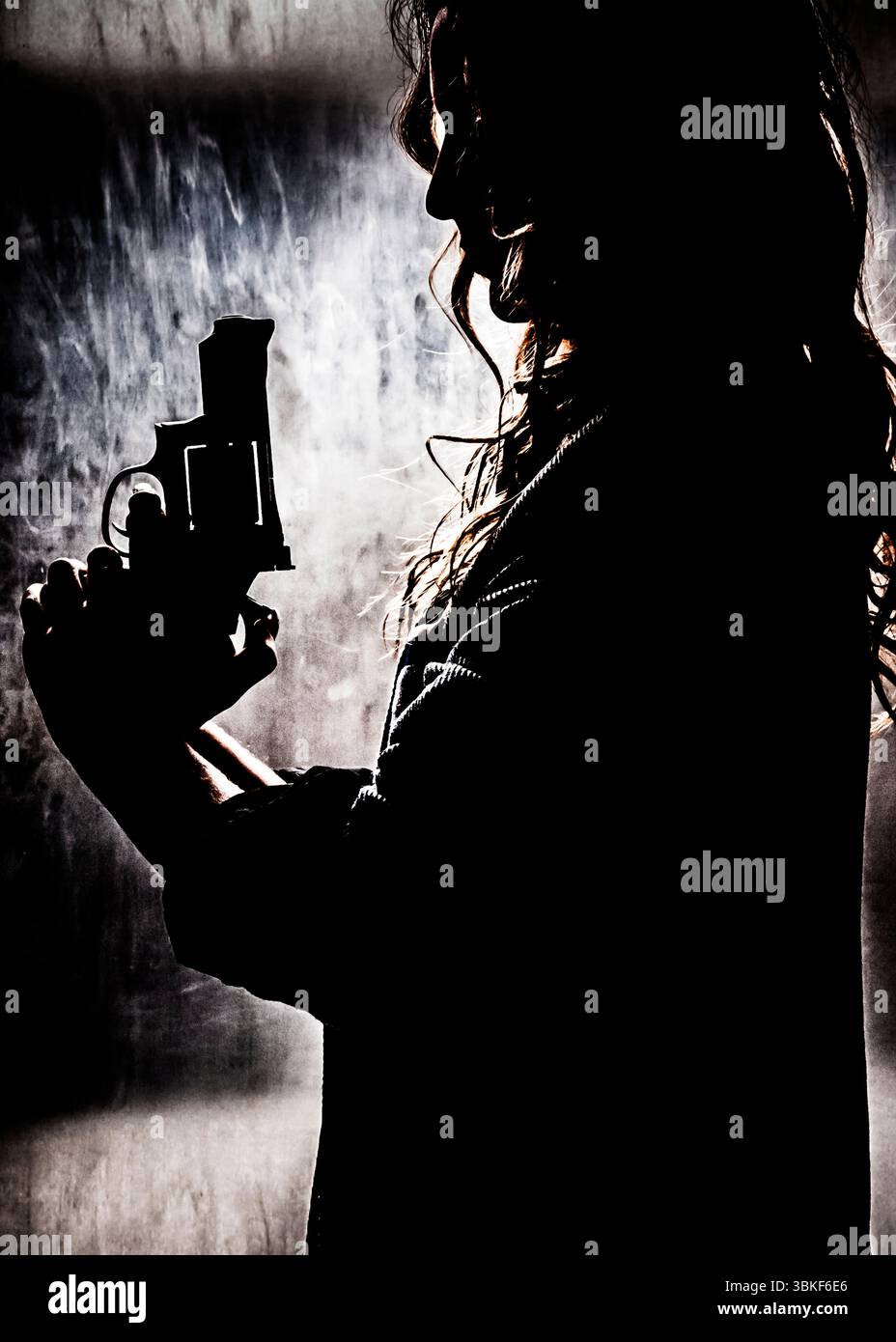 Film noir silhouette hi-res stock photography and images - Alamy
