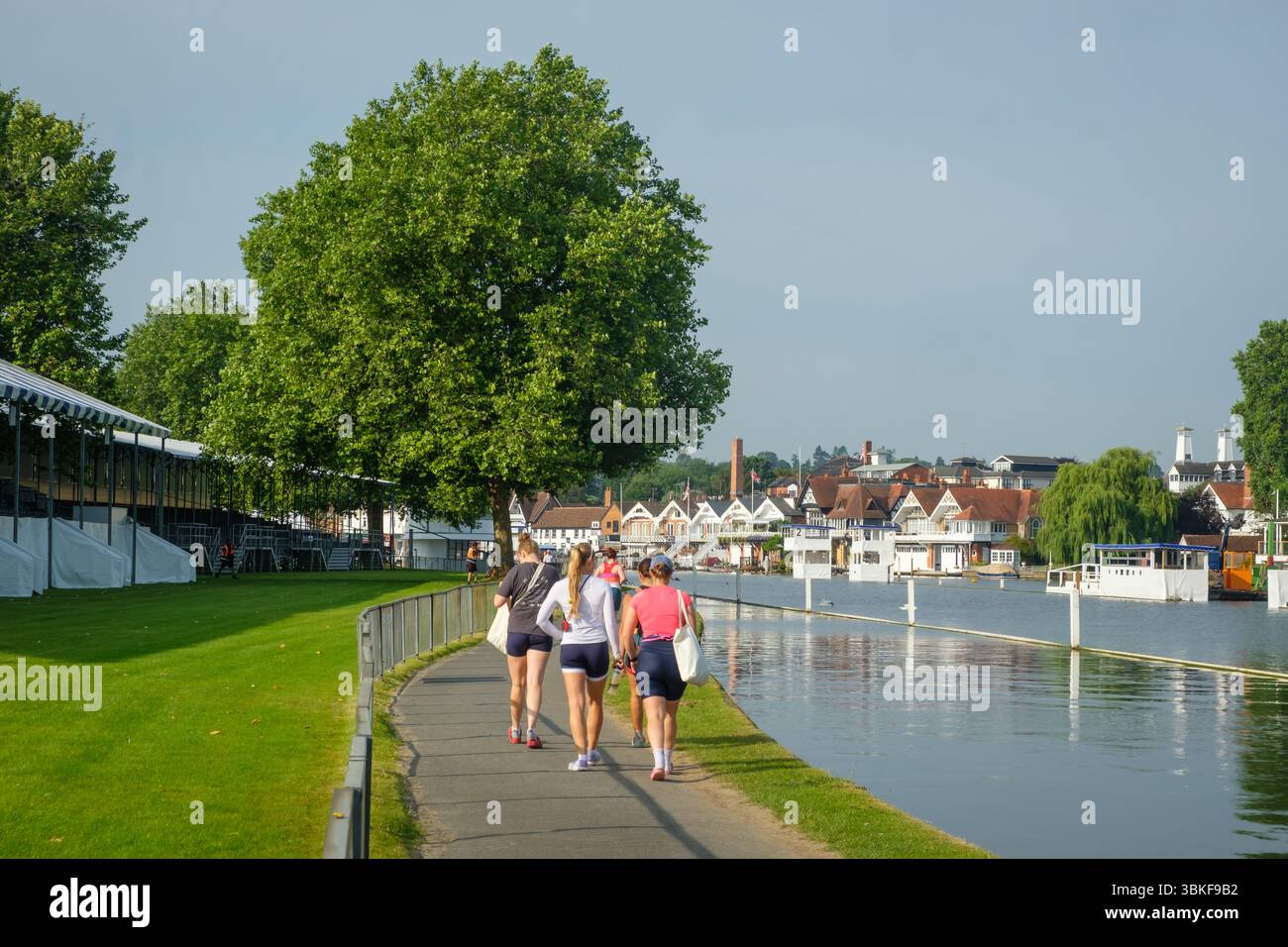 The 2025 Henley Women's Regatta held on the River Thames at Henley-on-Thames Stock Photo