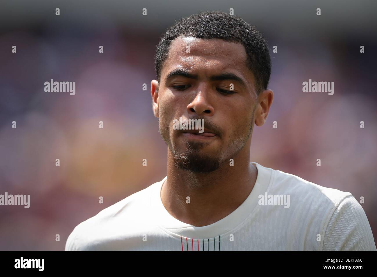 Philadelphia, USA. 20th June, 2025. Levi Colwill of Chelsea FC reacts ...