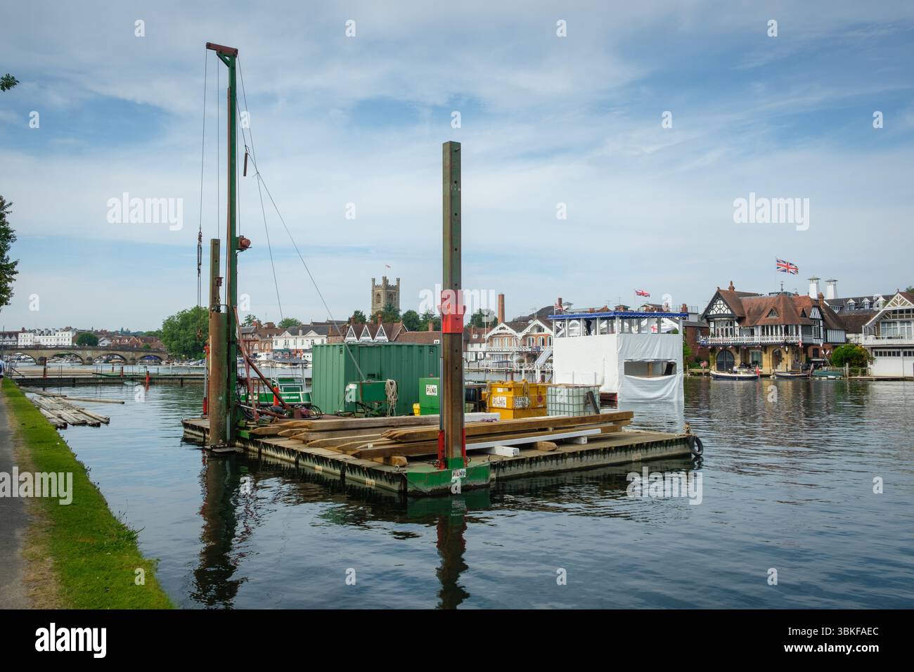 The 2025 Henley Women's Regatta held on the River Thames at Henley-on-Thames Stock Photo