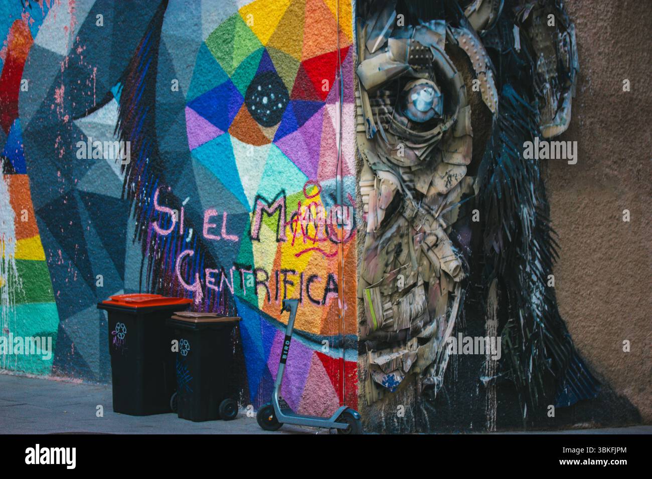madrid-spain-8-july-2024-mixed-chimp-is-a-collaborative-mural-by