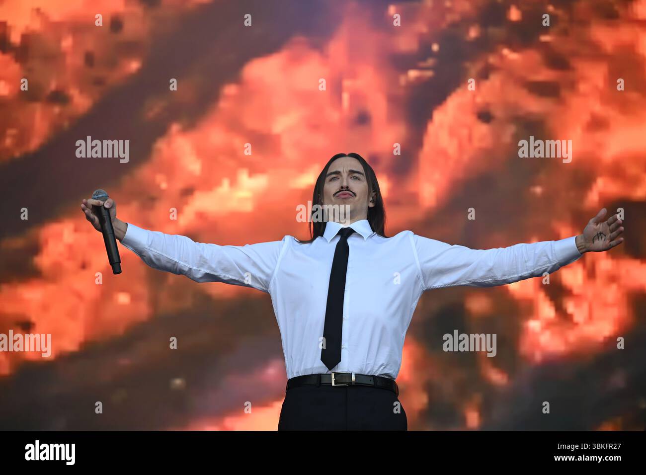 Prague, Czech Republic. 20th June, 2025. Estonian rapper and singer ...