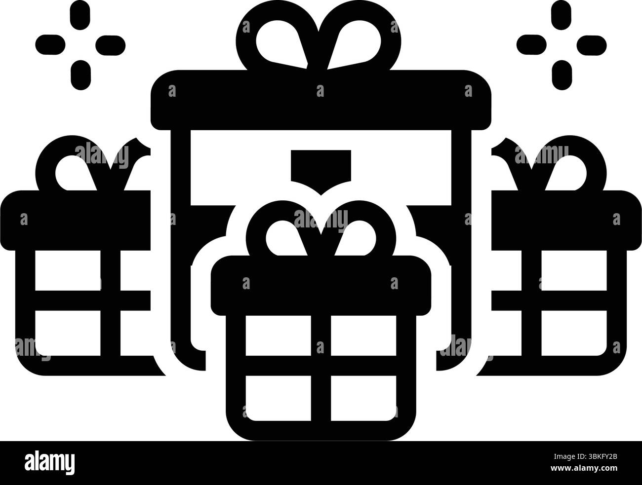 Icon present giveaway Stock Vector Images Alamy