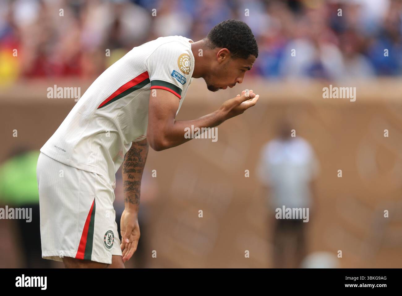 Philadelphia, USA, 20th June 2025. Levi Colwill of Chelsea FC reacts ...