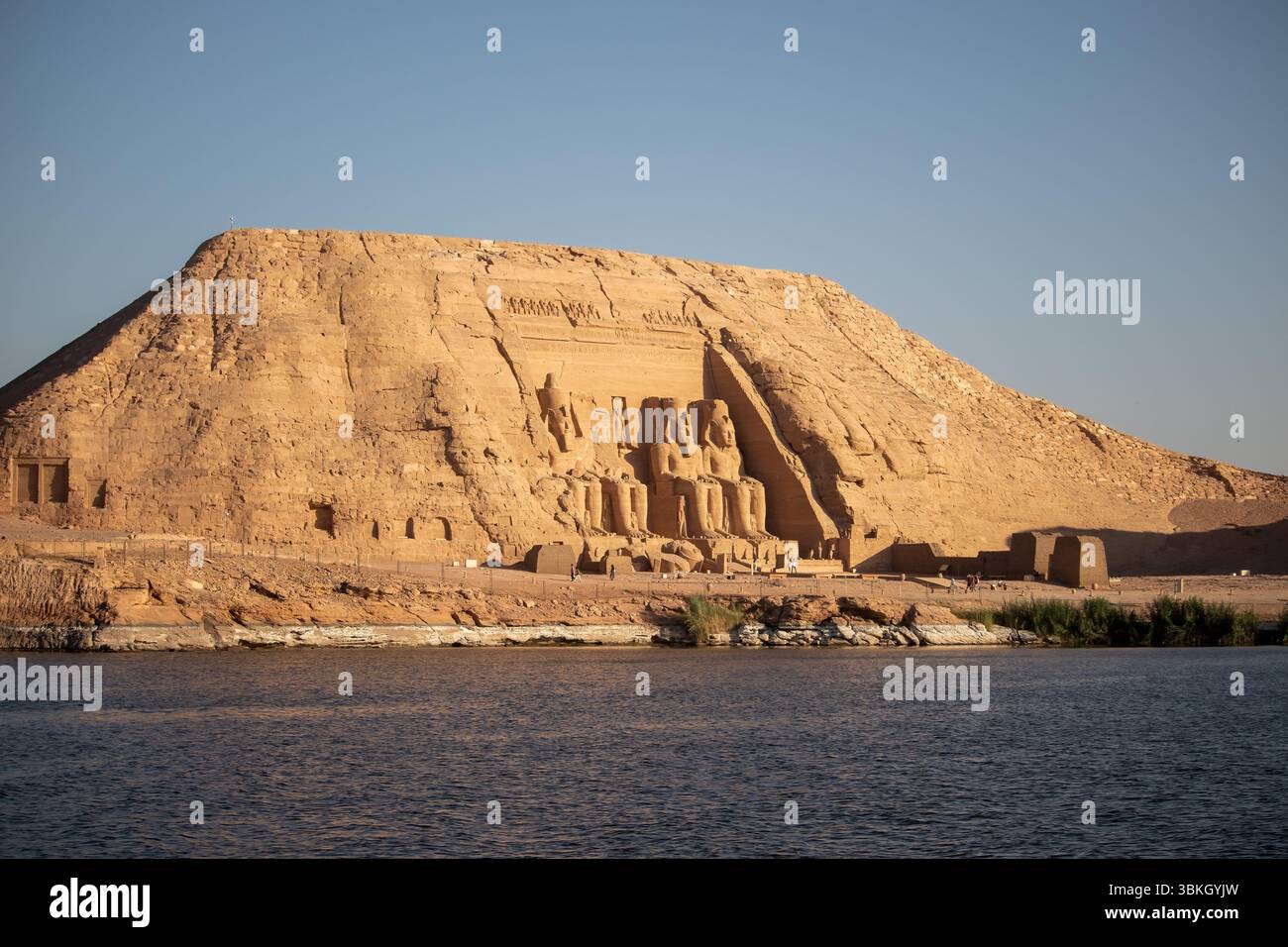 Ancient egyptian temple of Abu Simbel (temples of Ramsess II and ...