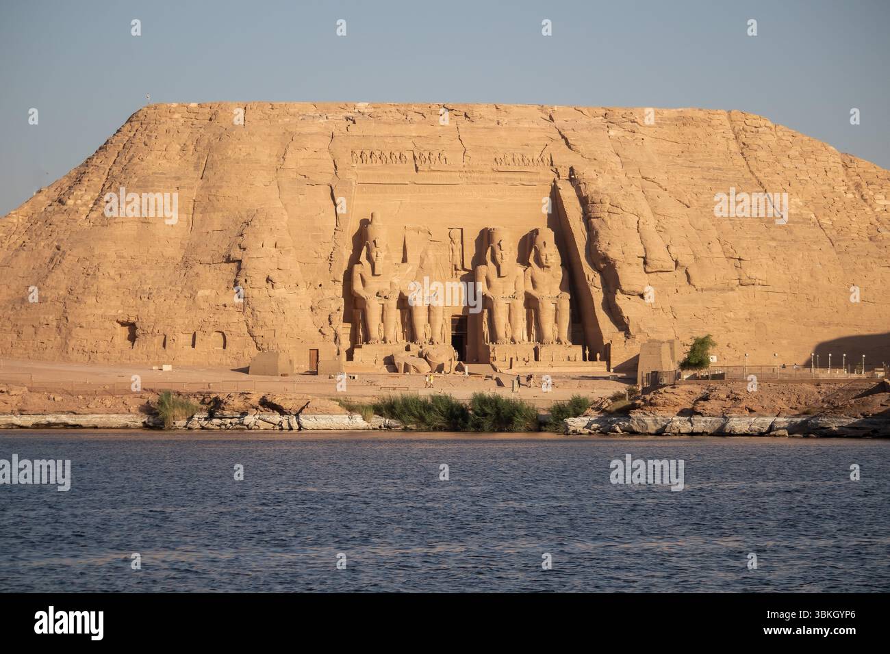 Ancient egyptian temple of Abu Simbel (temples of Ramsess II and ...