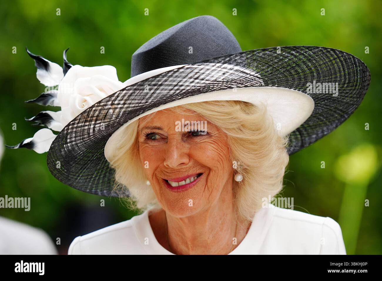 Queen Camilla during the winners presentation for the Queen Elizabeth