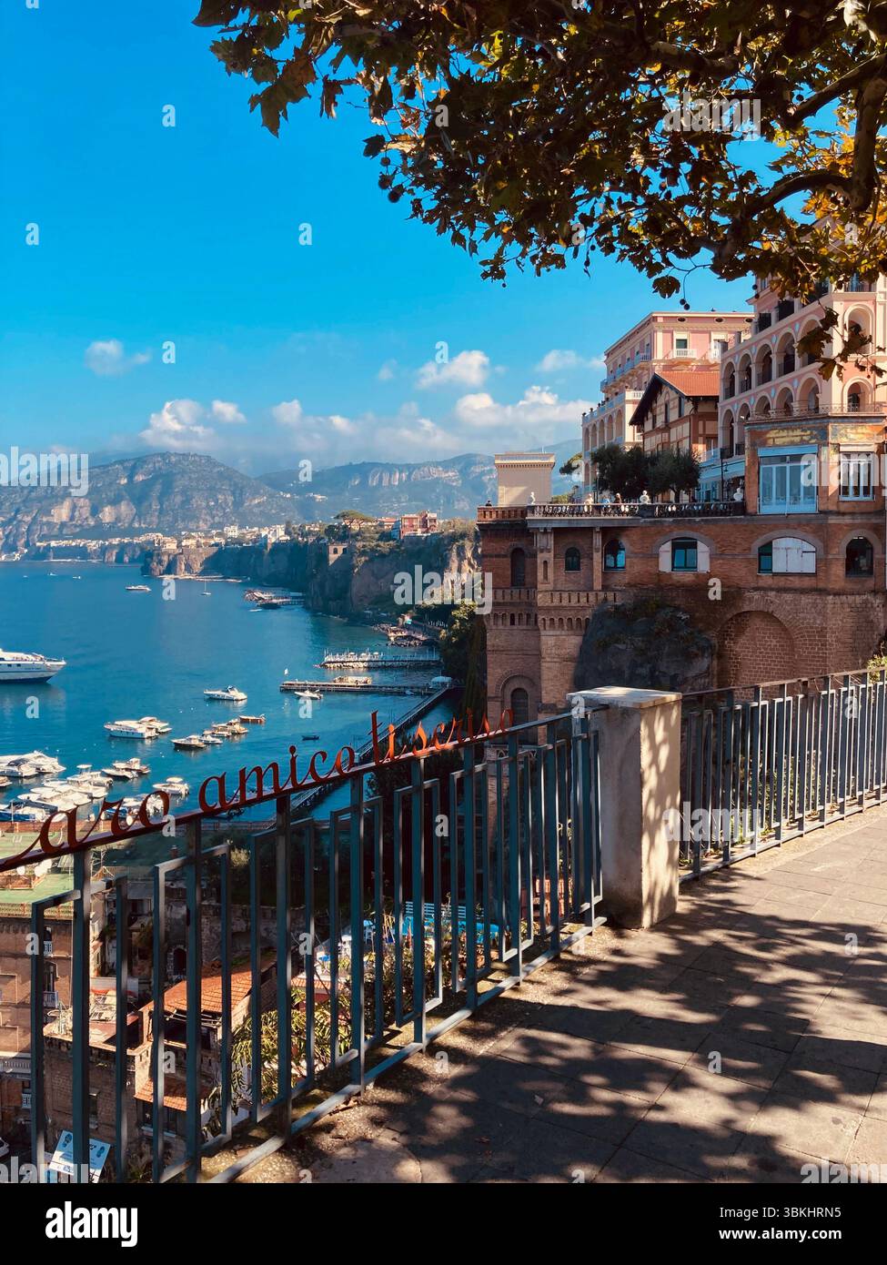 Sorrento, Italy coastal scenic Stock Photo