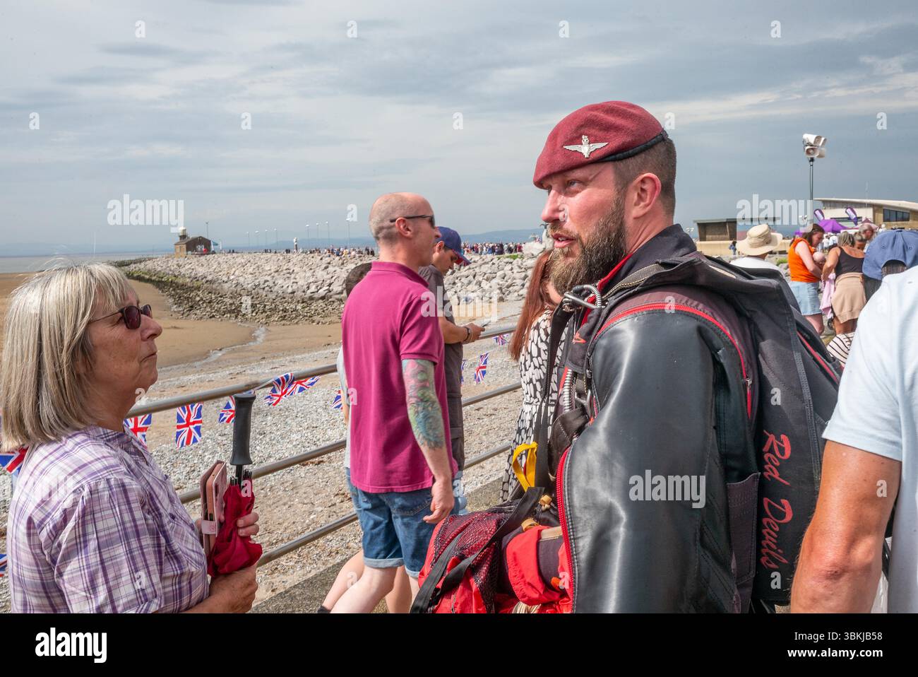 Morecambe Lancashire UK 21st June 2025 Armed Forces Day Took Place morecambe-lancashire-uk-21st-june-2025-armed-forces-day-took-place